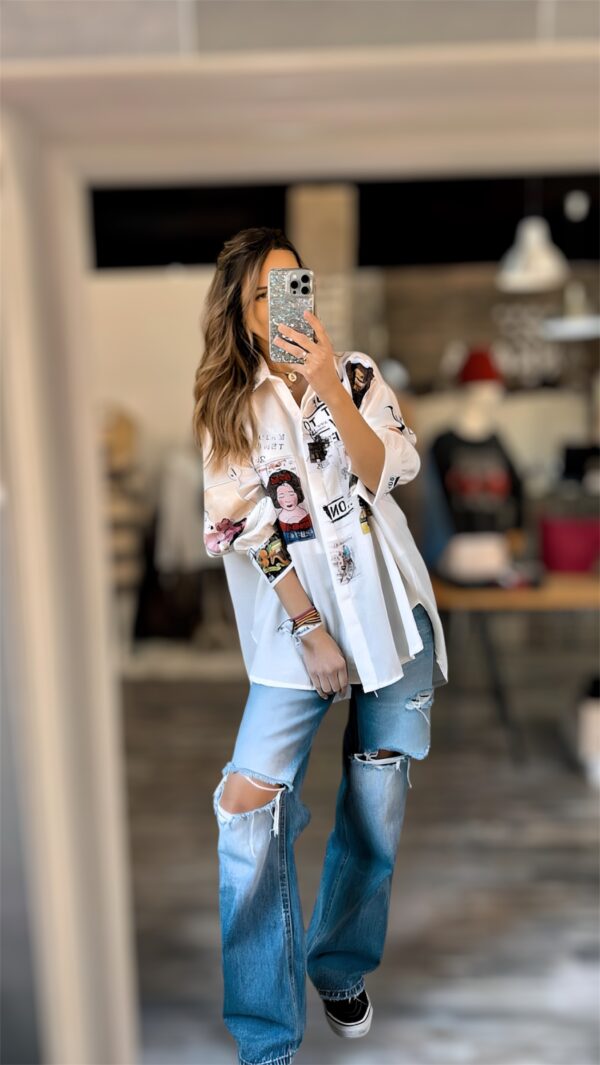 Camisa Oversize Print - Imagen 4