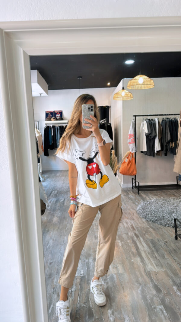 Camiseta Mickey Blanca - Imagen 2