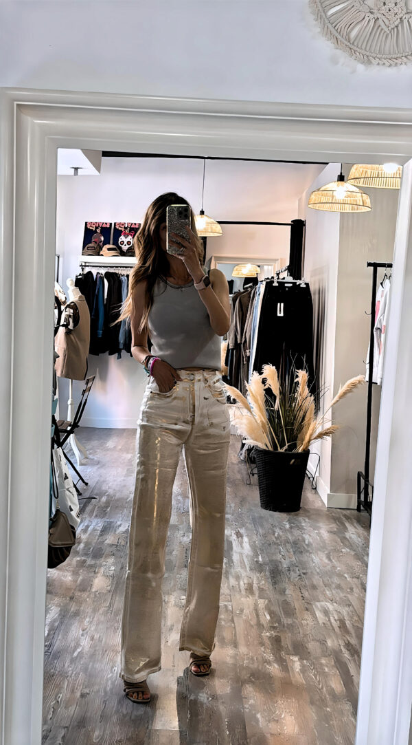 Jeans Encerados