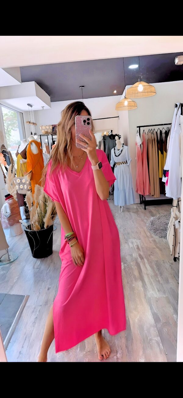 Vestido Flúor Rosa