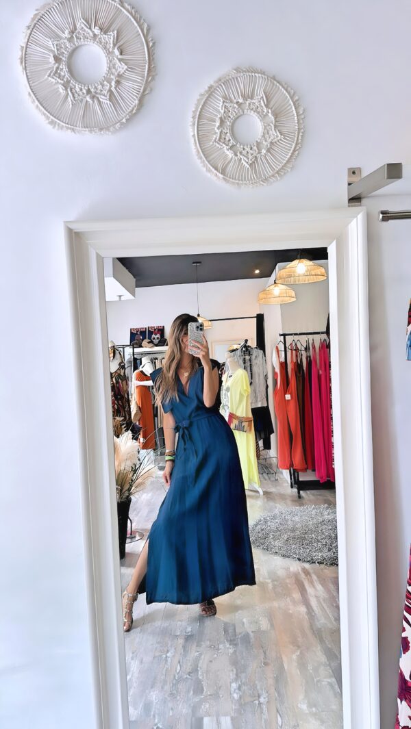 Vestido Aitana Azul Marino - Imagen 2