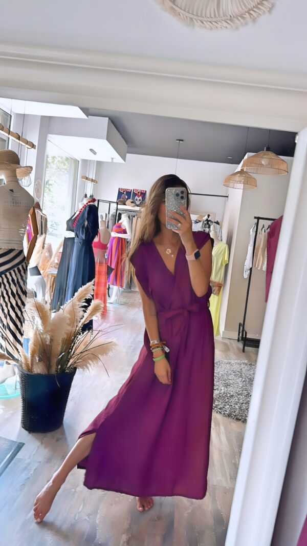 Vestido Aitana Vino - Imagen 4