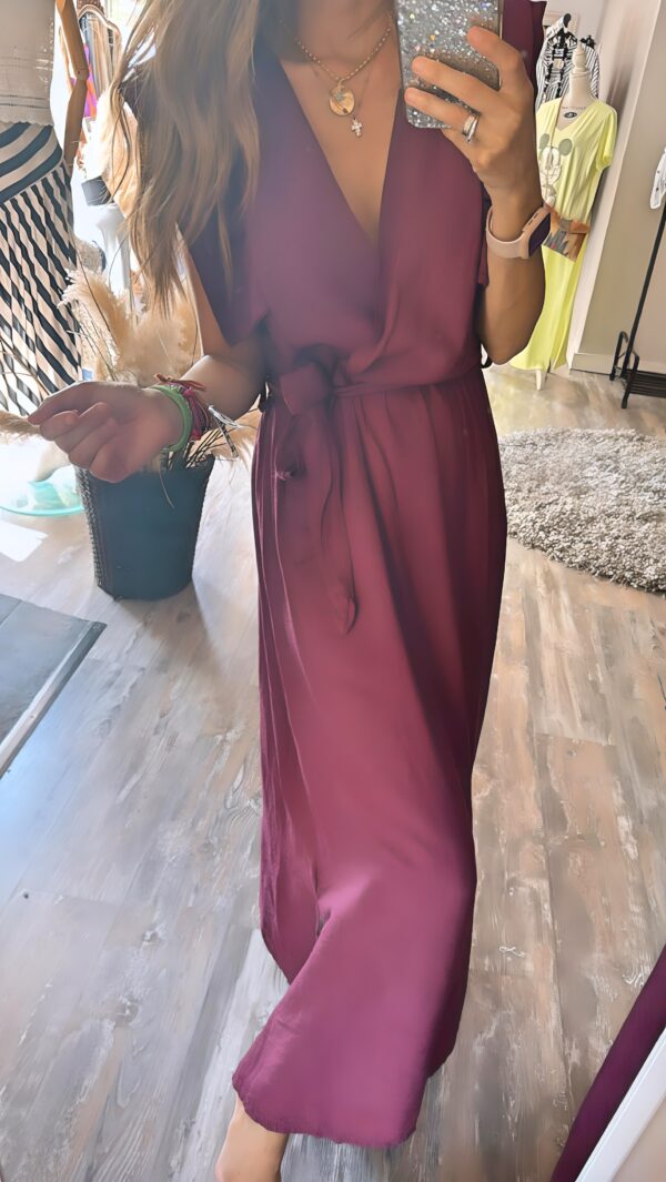 Vestido Aitana Vino - Imagen 2