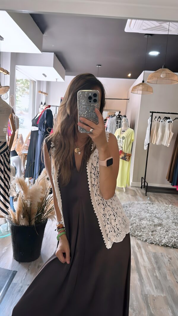 Vestido Ada Chocolate - Imagen 5