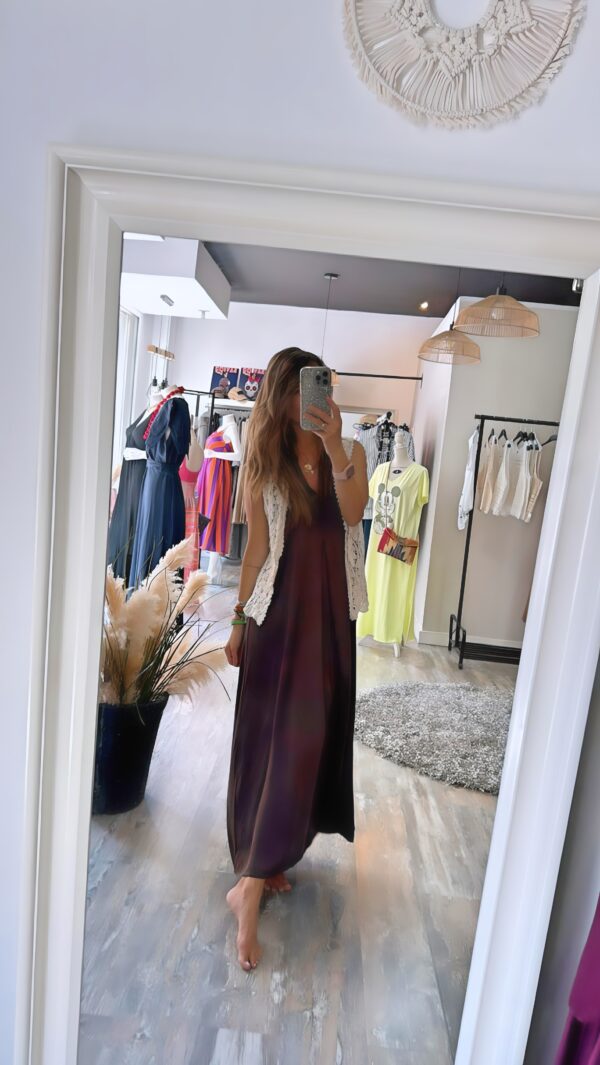 Vestido Ada Chocolate - Imagen 4