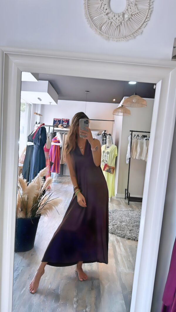 Vestido Ada Chocolate - Imagen 2