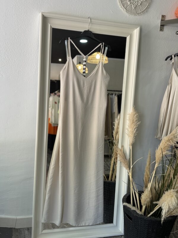 Vestido Sofía Beige - Imagen 4