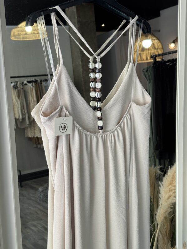 Vestido Sofía Beige - Imagen 2