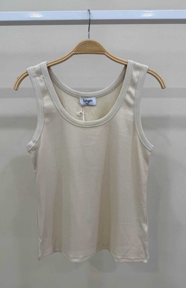 Camiseta basic Beige